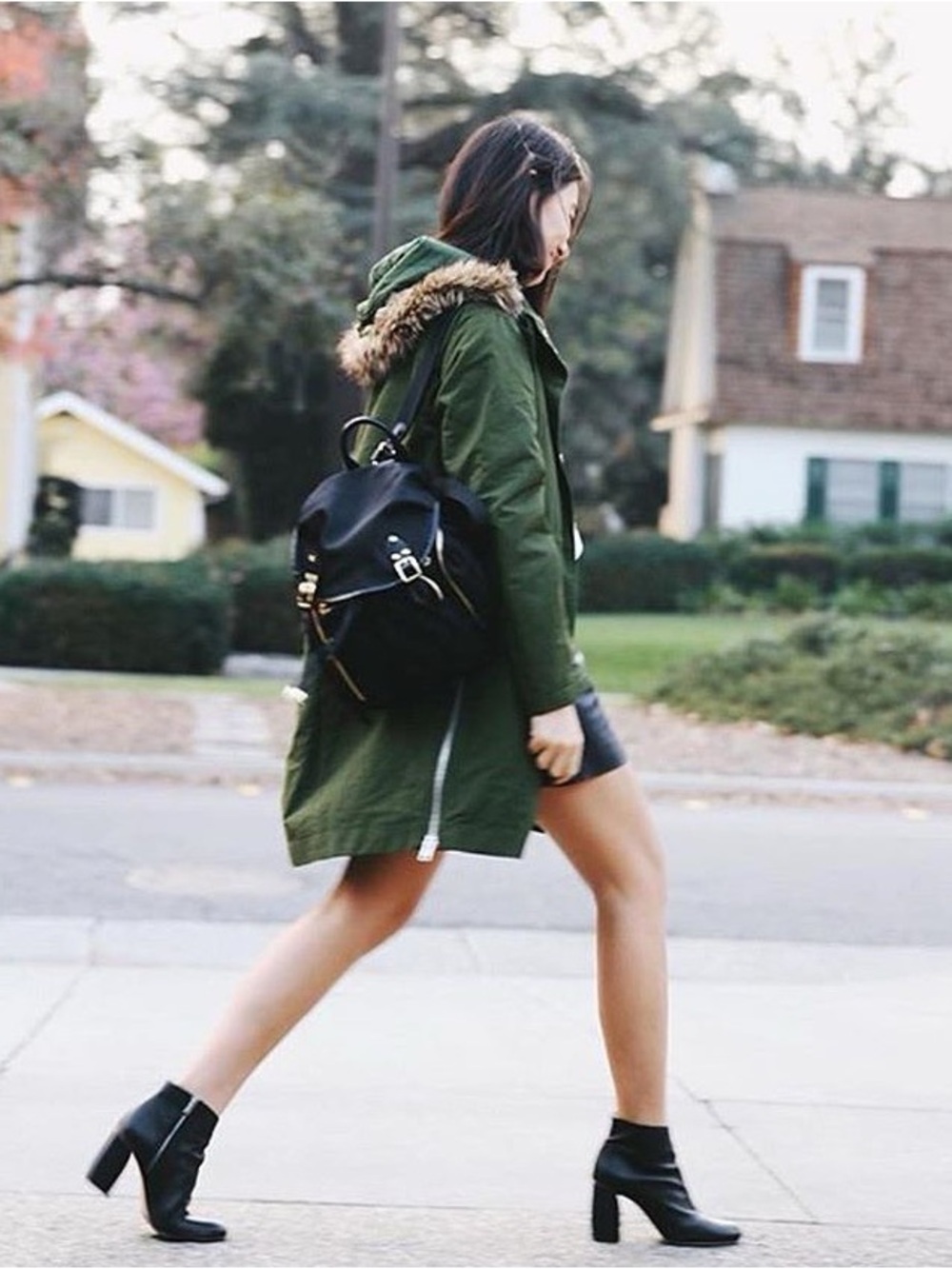 MZ Wallace Black Backpack with Gold Hardware